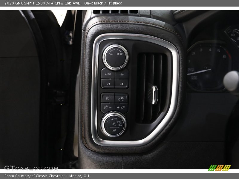 Controls of 2020 Sierra 1500 AT4 Crew Cab 4WD