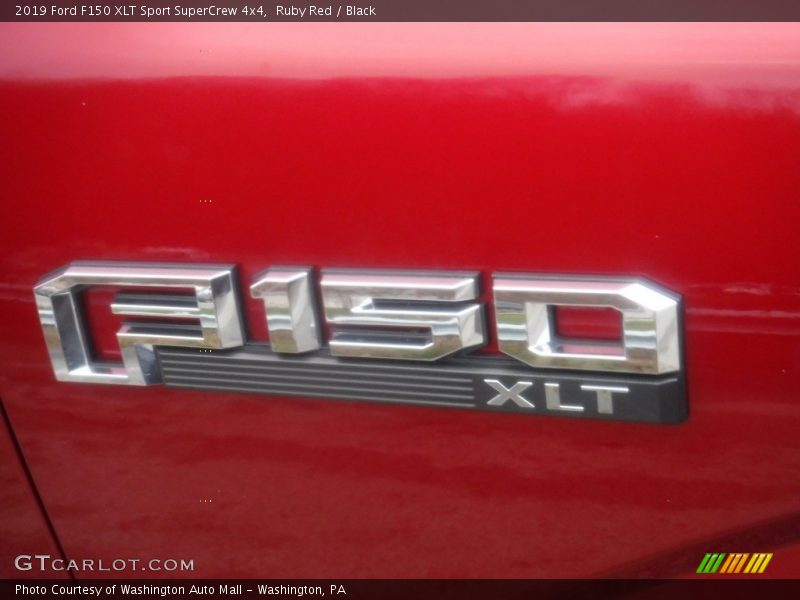 Ruby Red / Black 2019 Ford F150 XLT Sport SuperCrew 4x4