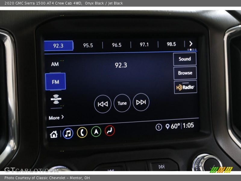 Controls of 2020 Sierra 1500 AT4 Crew Cab 4WD