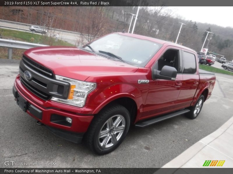 Ruby Red / Black 2019 Ford F150 XLT Sport SuperCrew 4x4