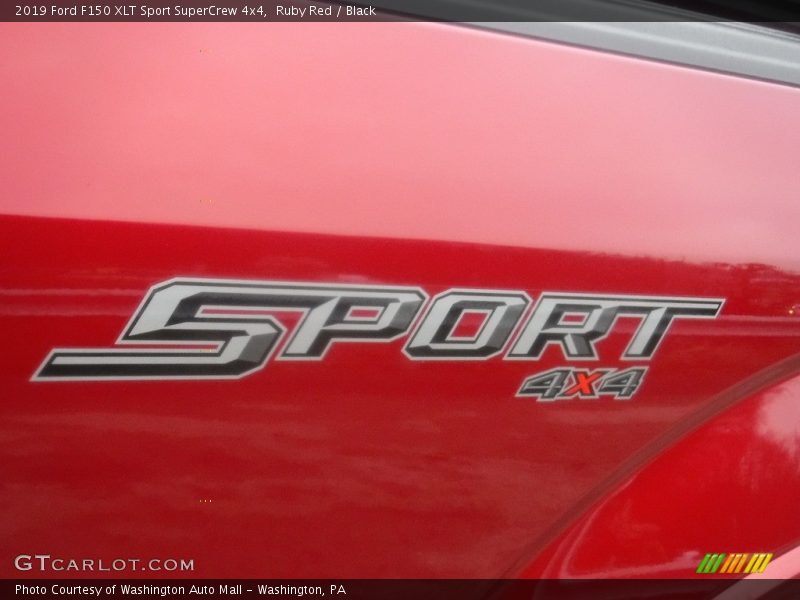 Ruby Red / Black 2019 Ford F150 XLT Sport SuperCrew 4x4