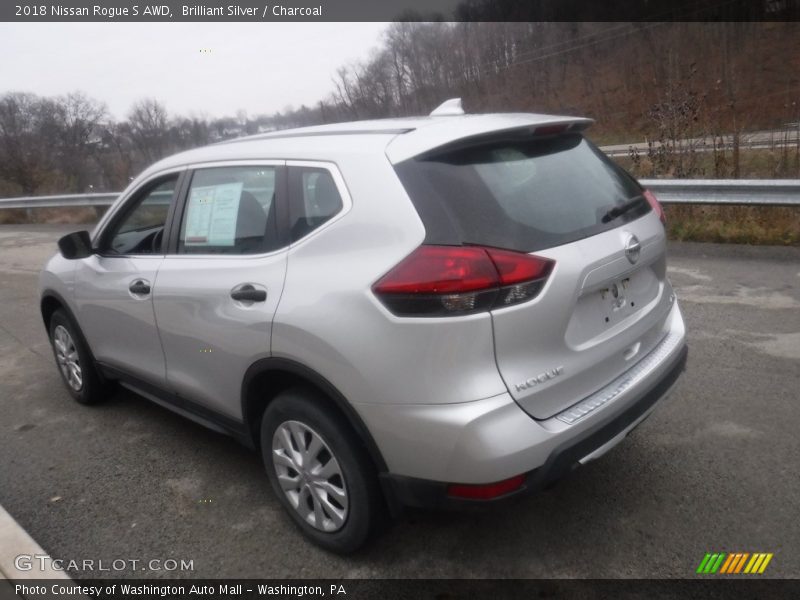 Brilliant Silver / Charcoal 2018 Nissan Rogue S AWD