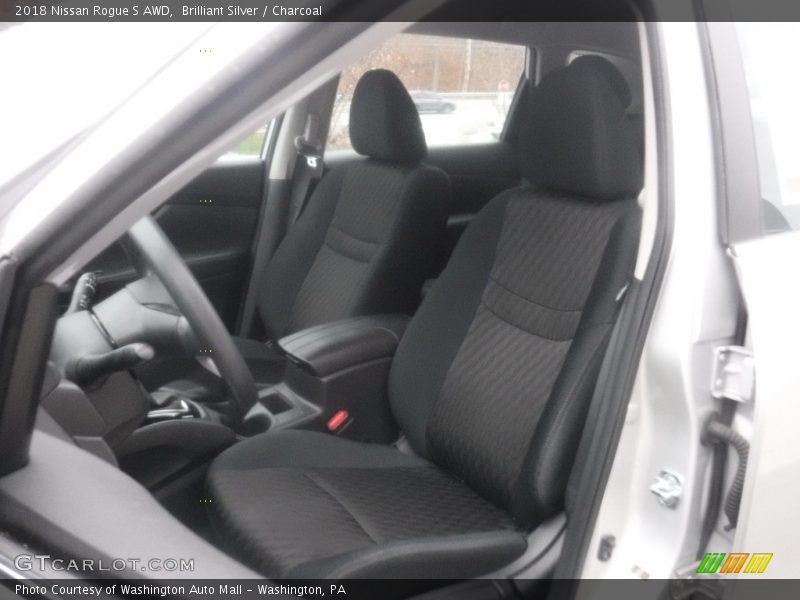 Brilliant Silver / Charcoal 2018 Nissan Rogue S AWD