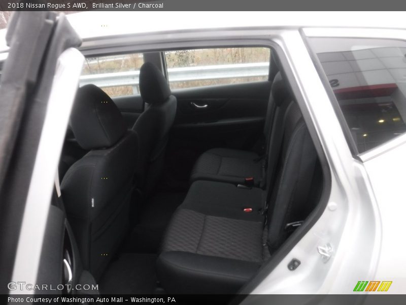 Brilliant Silver / Charcoal 2018 Nissan Rogue S AWD