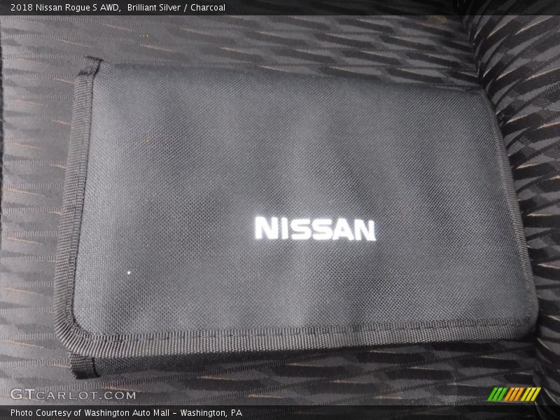 Brilliant Silver / Charcoal 2018 Nissan Rogue S AWD