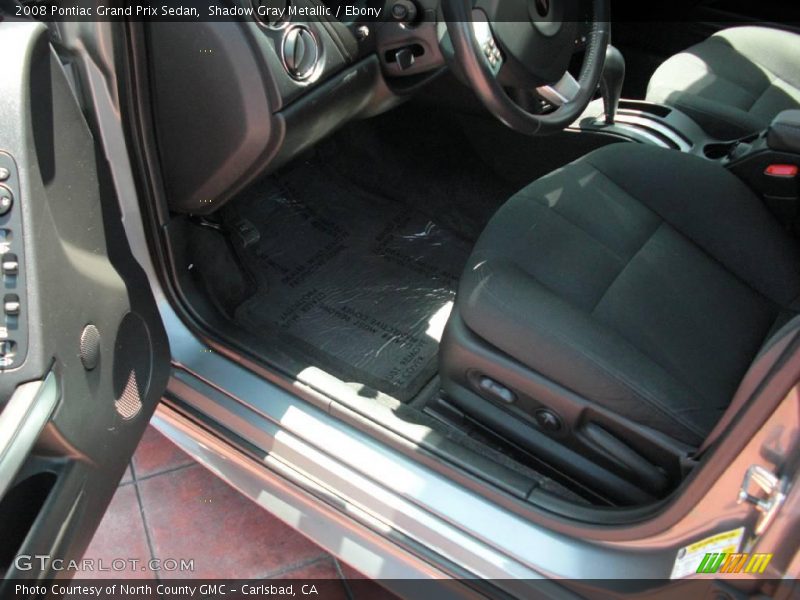 Shadow Gray Metallic / Ebony 2008 Pontiac Grand Prix Sedan