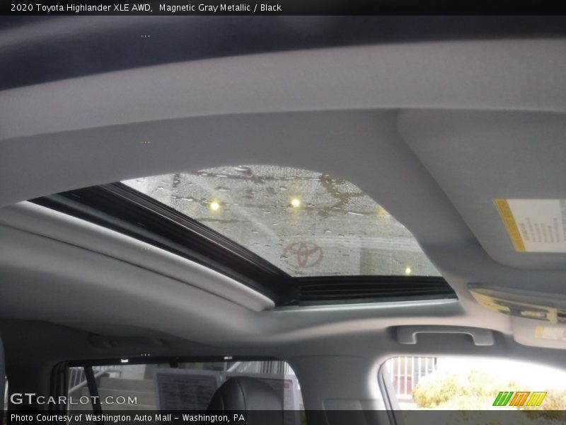 Magnetic Gray Metallic / Black 2020 Toyota Highlander XLE AWD