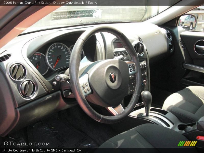 Shadow Gray Metallic / Ebony 2008 Pontiac Grand Prix Sedan