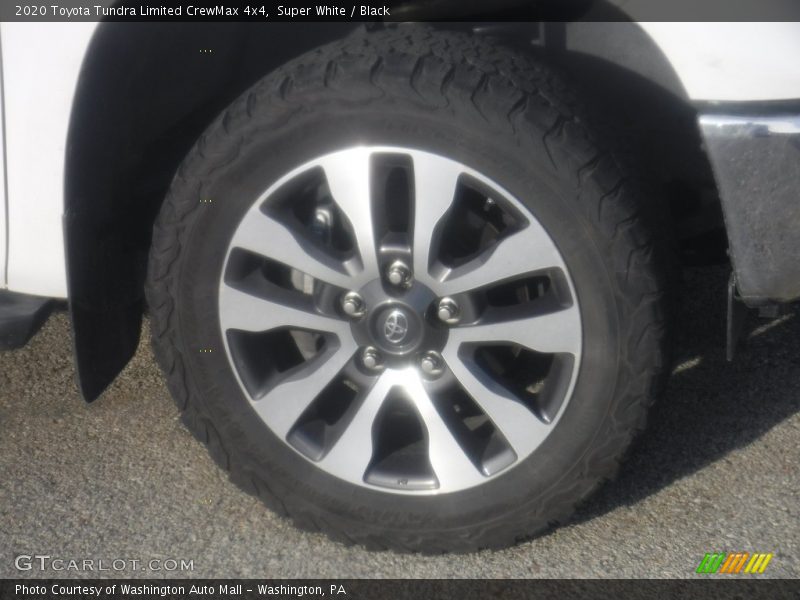 Super White / Black 2020 Toyota Tundra Limited CrewMax 4x4