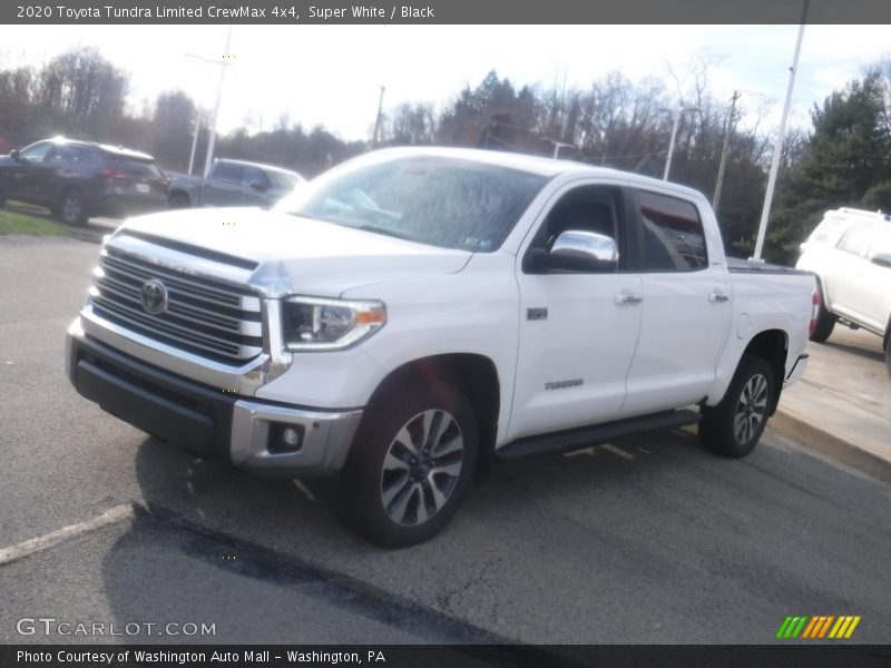 Super White / Black 2020 Toyota Tundra Limited CrewMax 4x4