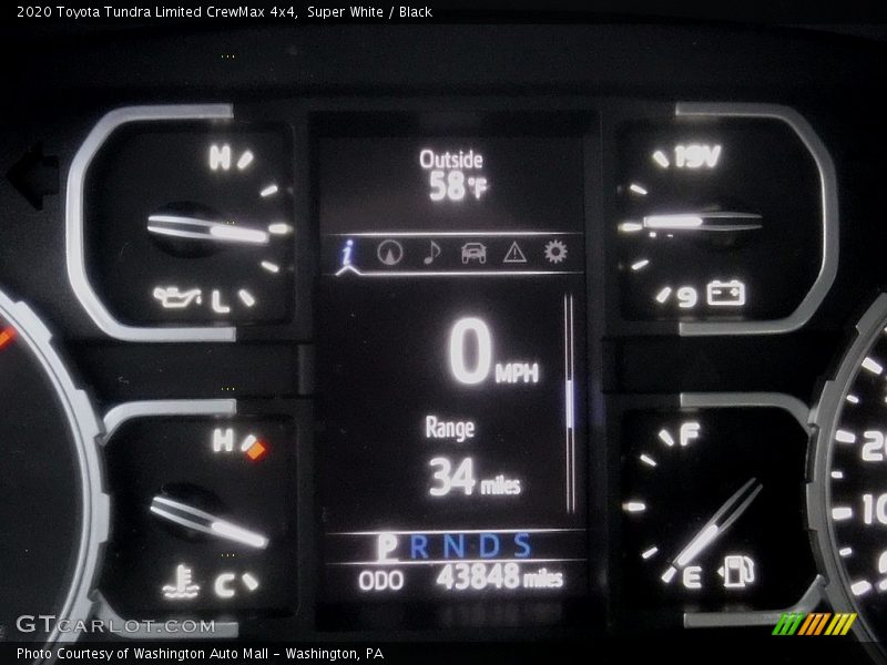Super White / Black 2020 Toyota Tundra Limited CrewMax 4x4