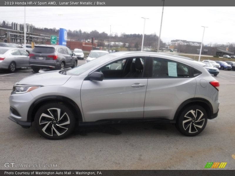 Lunar Silver Metallic / Black 2019 Honda HR-V Sport AWD