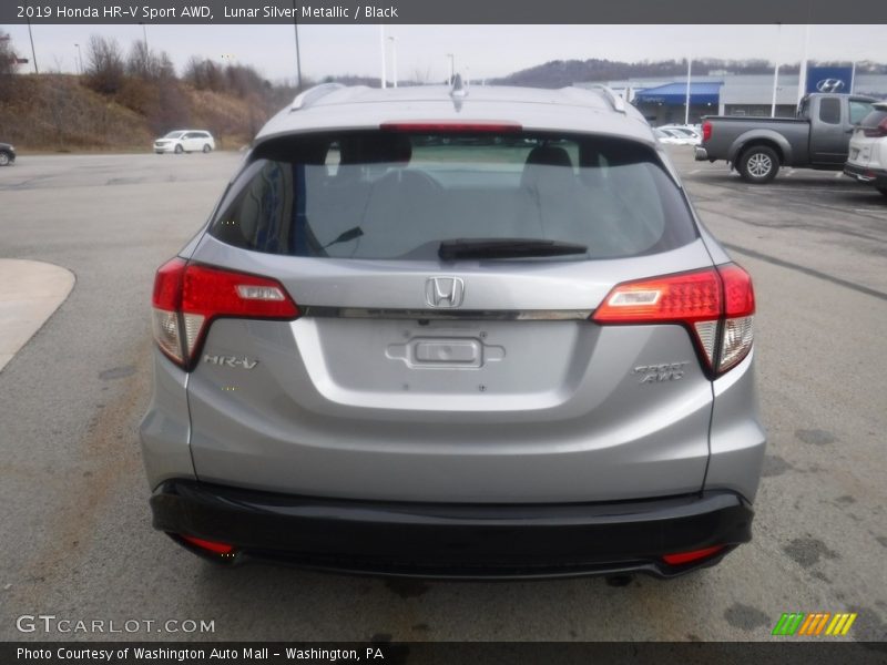 Lunar Silver Metallic / Black 2019 Honda HR-V Sport AWD