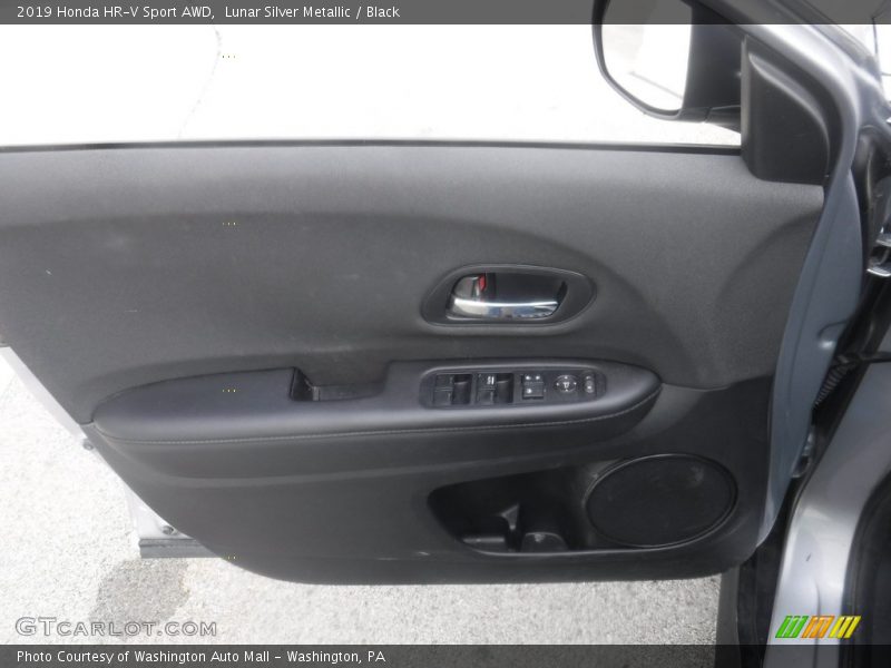 Lunar Silver Metallic / Black 2019 Honda HR-V Sport AWD
