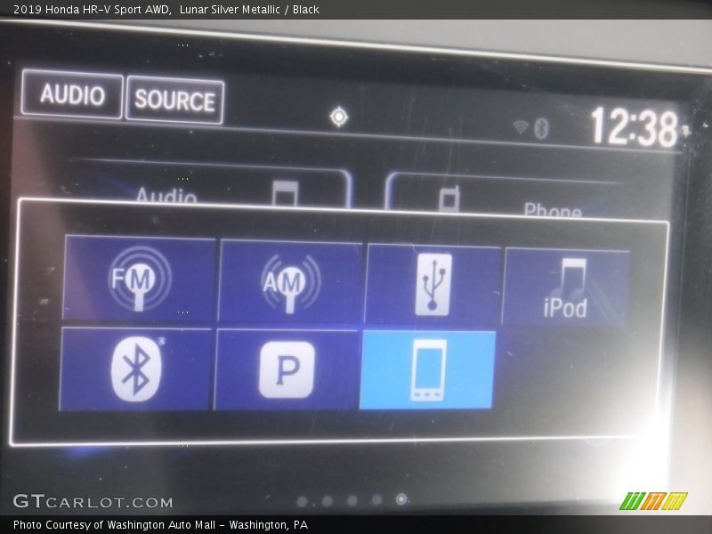 Lunar Silver Metallic / Black 2019 Honda HR-V Sport AWD
