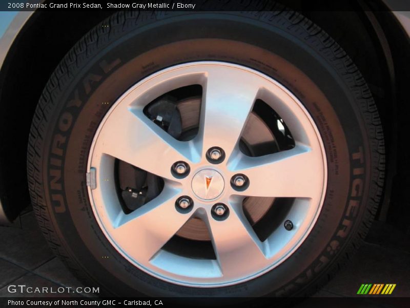 Shadow Gray Metallic / Ebony 2008 Pontiac Grand Prix Sedan