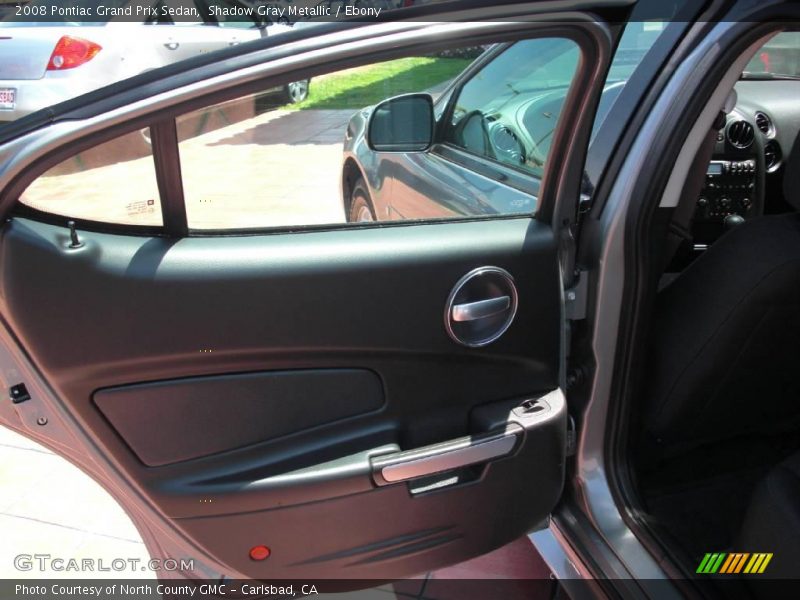 Shadow Gray Metallic / Ebony 2008 Pontiac Grand Prix Sedan