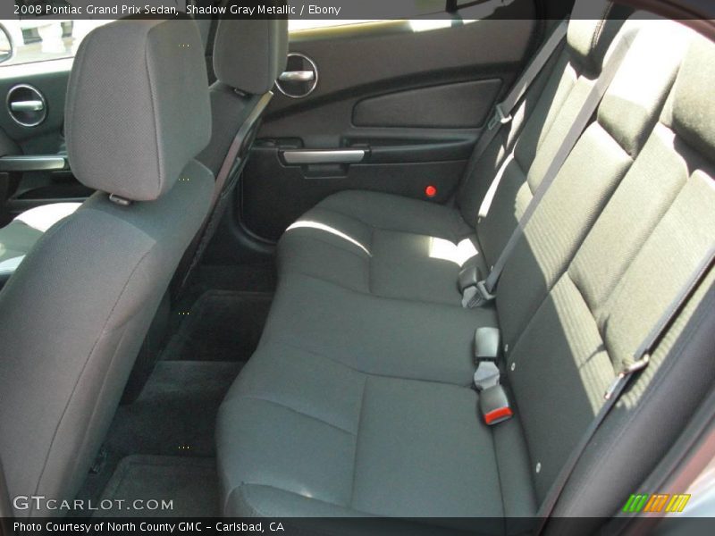 Shadow Gray Metallic / Ebony 2008 Pontiac Grand Prix Sedan