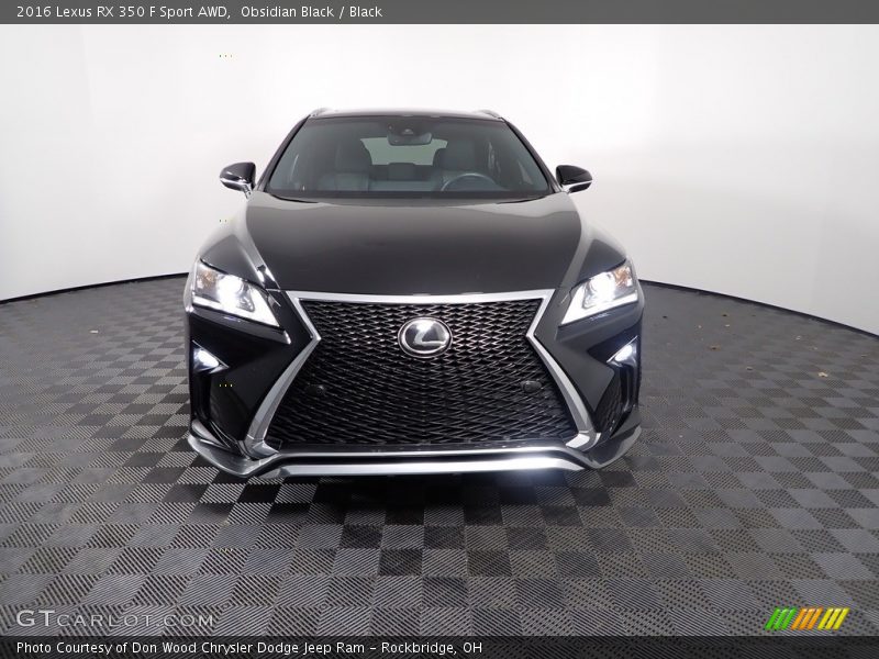 Obsidian Black / Black 2016 Lexus RX 350 F Sport AWD