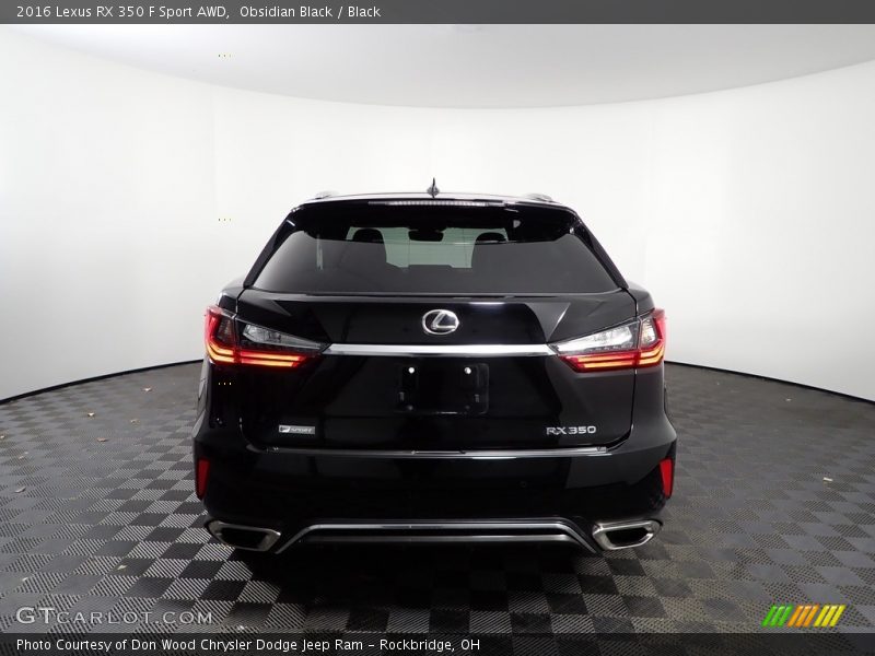 Obsidian Black / Black 2016 Lexus RX 350 F Sport AWD