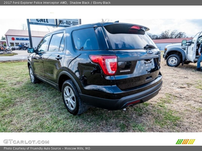 Shadow Black / Ebony Black 2017 Ford Explorer Police Interceptor AWD
