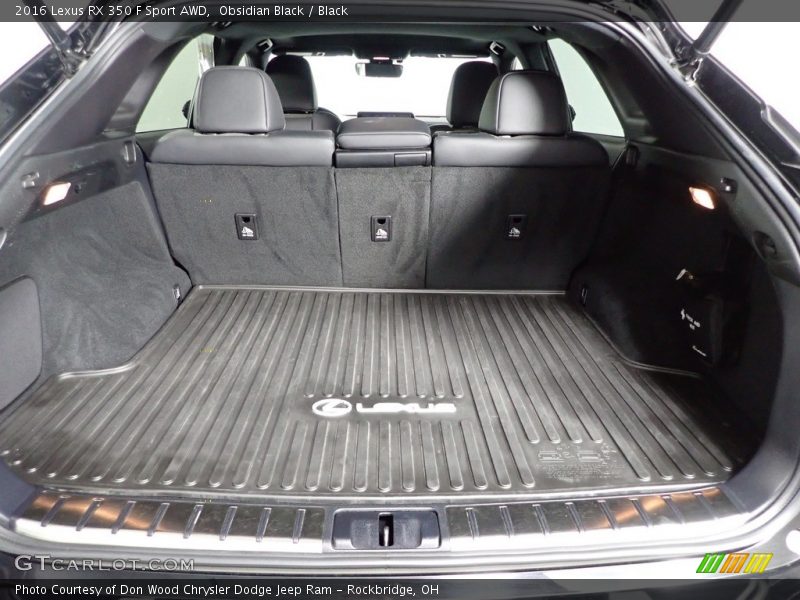  2016 RX 350 F Sport AWD Trunk