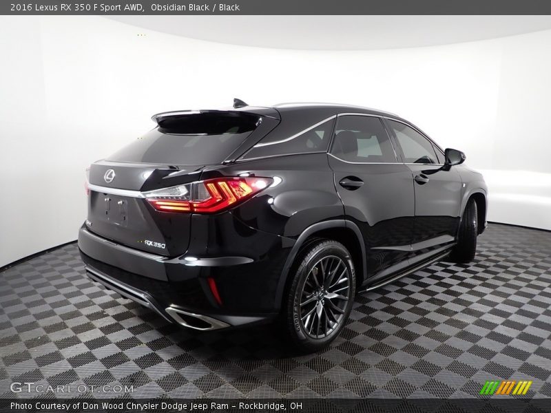 Obsidian Black / Black 2016 Lexus RX 350 F Sport AWD