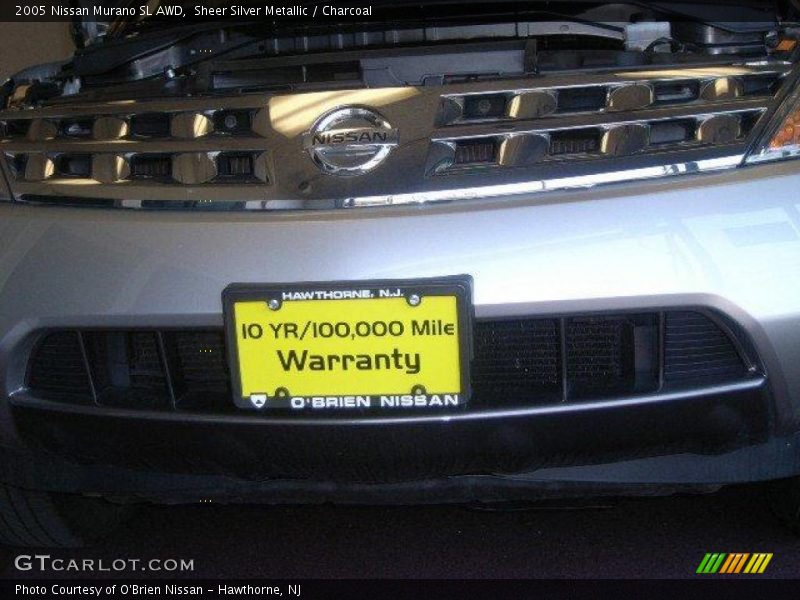 Sheer Silver Metallic / Charcoal 2005 Nissan Murano SL AWD