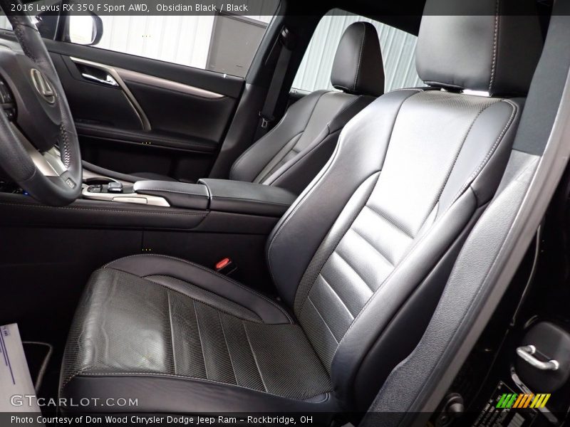 Obsidian Black / Black 2016 Lexus RX 350 F Sport AWD