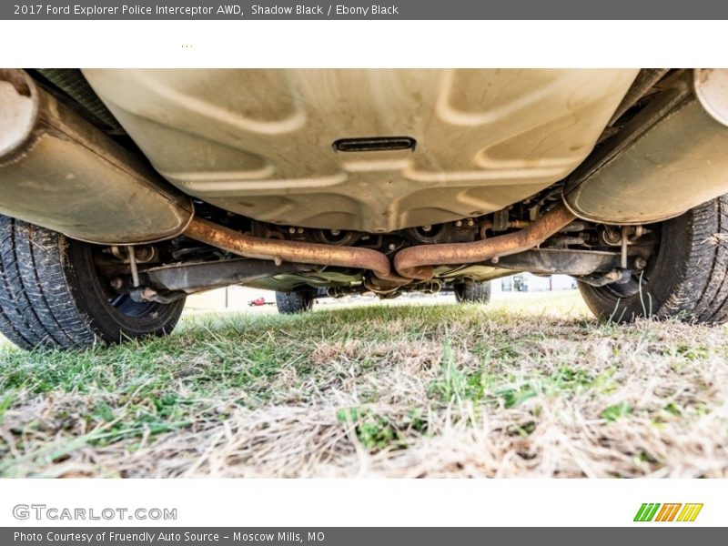 Undercarriage of 2017 Explorer Police Interceptor AWD