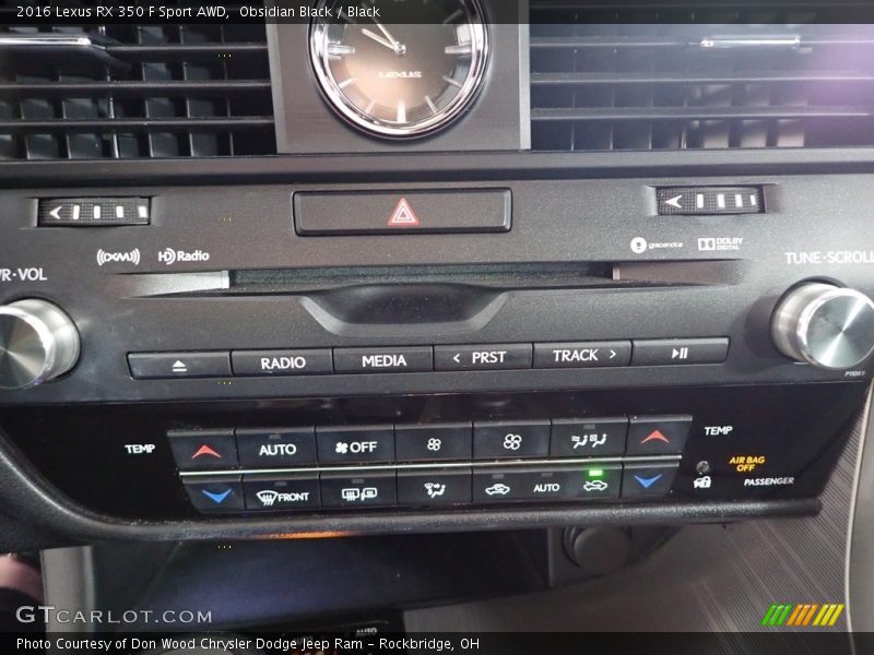 Obsidian Black / Black 2016 Lexus RX 350 F Sport AWD