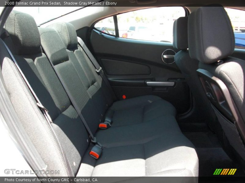 Shadow Gray Metallic / Ebony 2008 Pontiac Grand Prix Sedan
