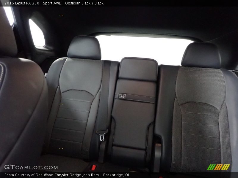 Obsidian Black / Black 2016 Lexus RX 350 F Sport AWD