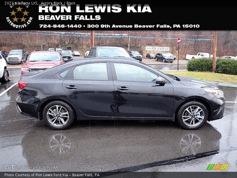 Aurora Black / Black 2023 Kia Forte LXS