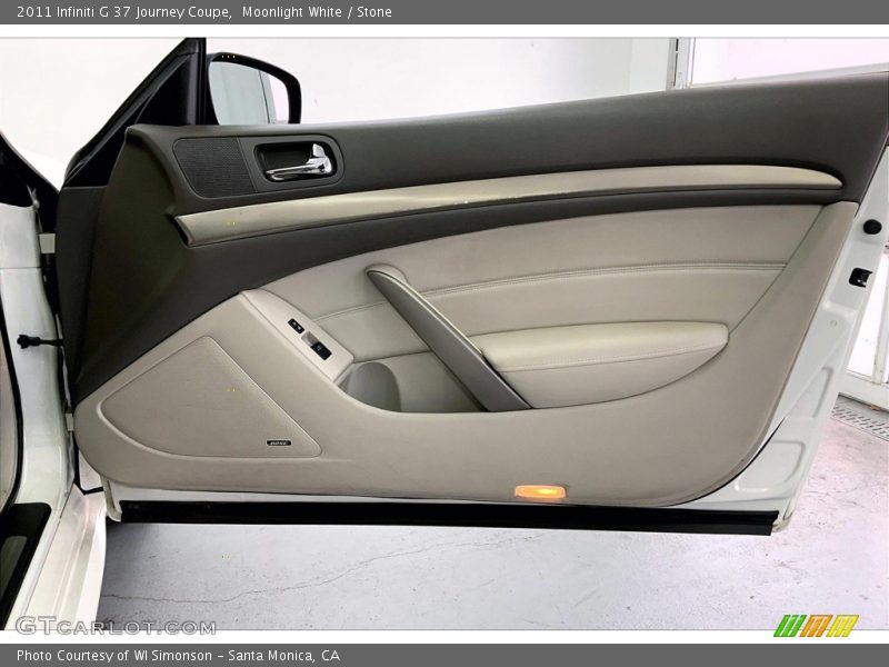 Moonlight White / Stone 2011 Infiniti G 37 Journey Coupe