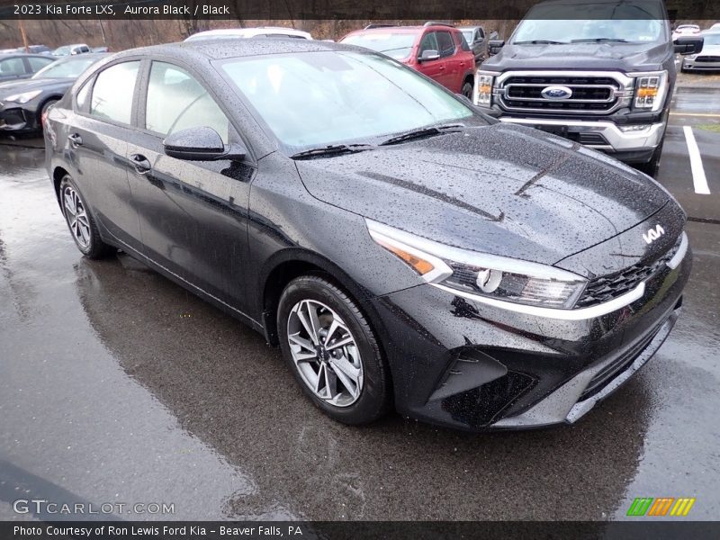 Aurora Black / Black 2023 Kia Forte LXS