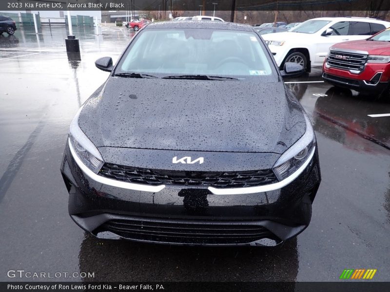Aurora Black / Black 2023 Kia Forte LXS