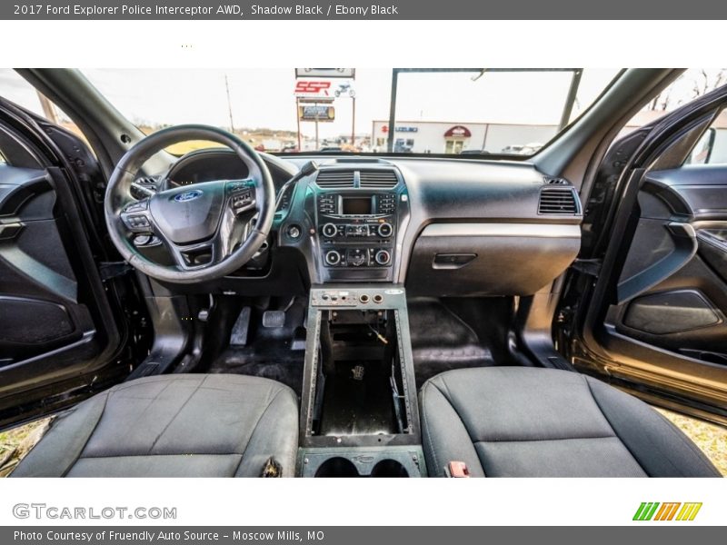  2017 Explorer Police Interceptor AWD Ebony Black Interior