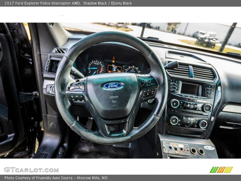Dashboard of 2017 Explorer Police Interceptor AWD