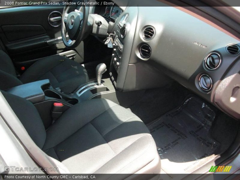 Shadow Gray Metallic / Ebony 2008 Pontiac Grand Prix Sedan