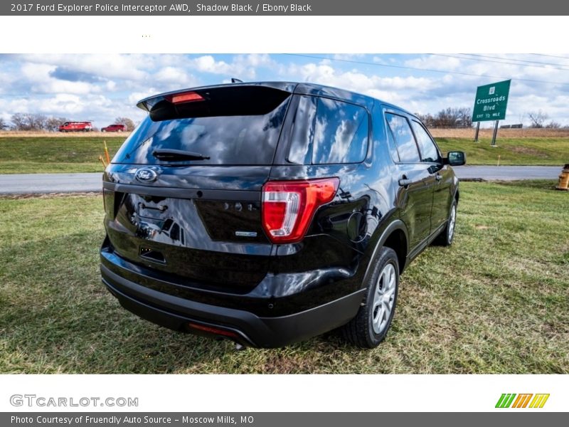 Shadow Black / Ebony Black 2017 Ford Explorer Police Interceptor AWD