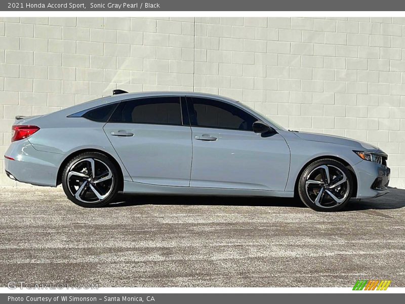 Sonic Gray Pearl / Black 2021 Honda Accord Sport