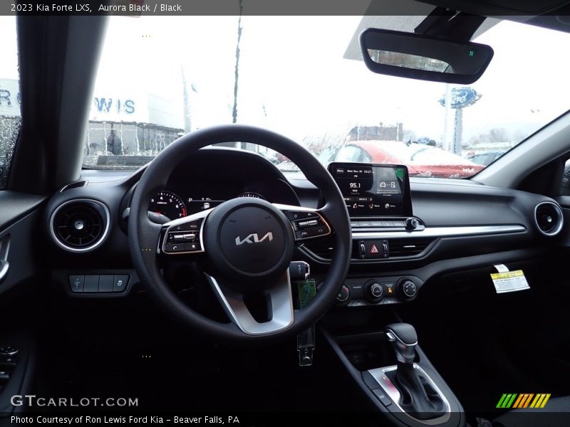 Aurora Black / Black 2023 Kia Forte LXS