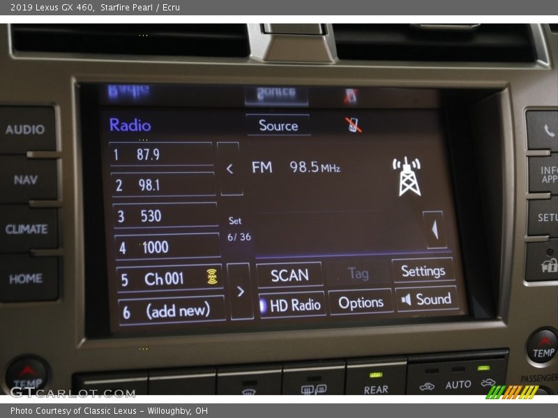 Starfire Pearl / Ecru 2019 Lexus GX 460