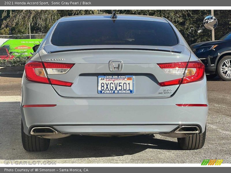 Sonic Gray Pearl / Black 2021 Honda Accord Sport