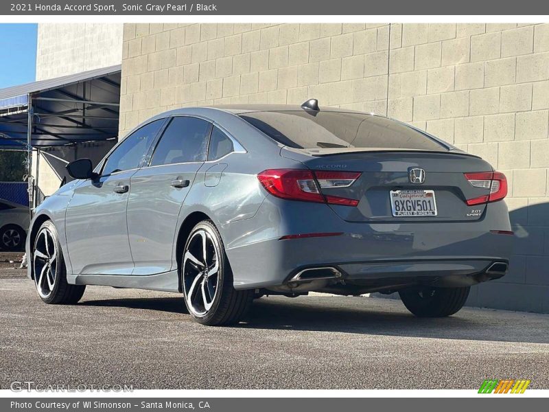 Sonic Gray Pearl / Black 2021 Honda Accord Sport