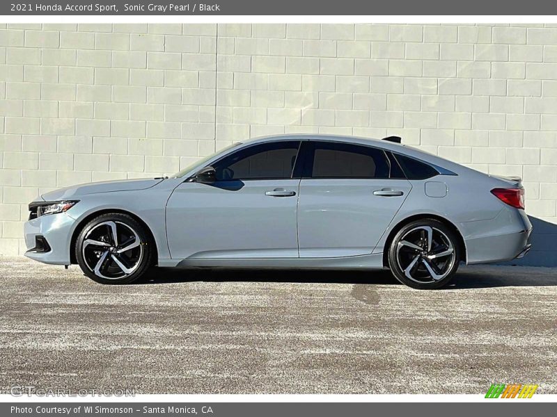 Sonic Gray Pearl / Black 2021 Honda Accord Sport