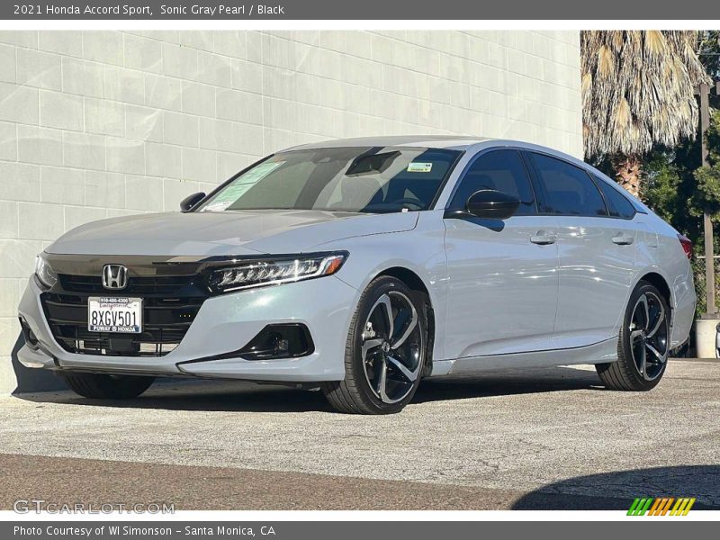 Sonic Gray Pearl / Black 2021 Honda Accord Sport