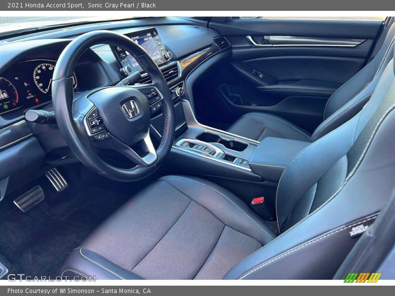 Sonic Gray Pearl / Black 2021 Honda Accord Sport