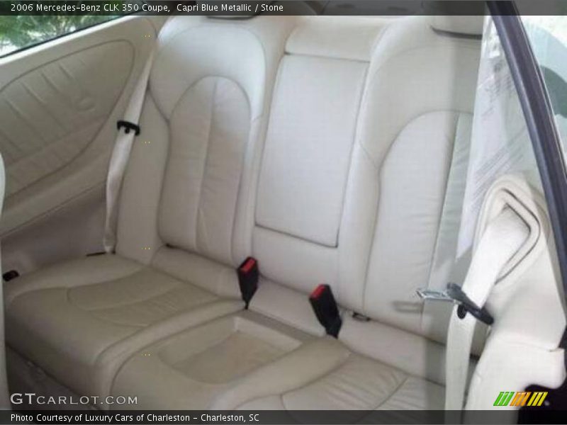 Capri Blue Metallic / Stone 2006 Mercedes-Benz CLK 350 Coupe